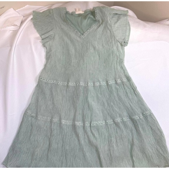 Altar'd State Dresses & Skirts - Altar'd State green mini dress! Mint Green Size L
